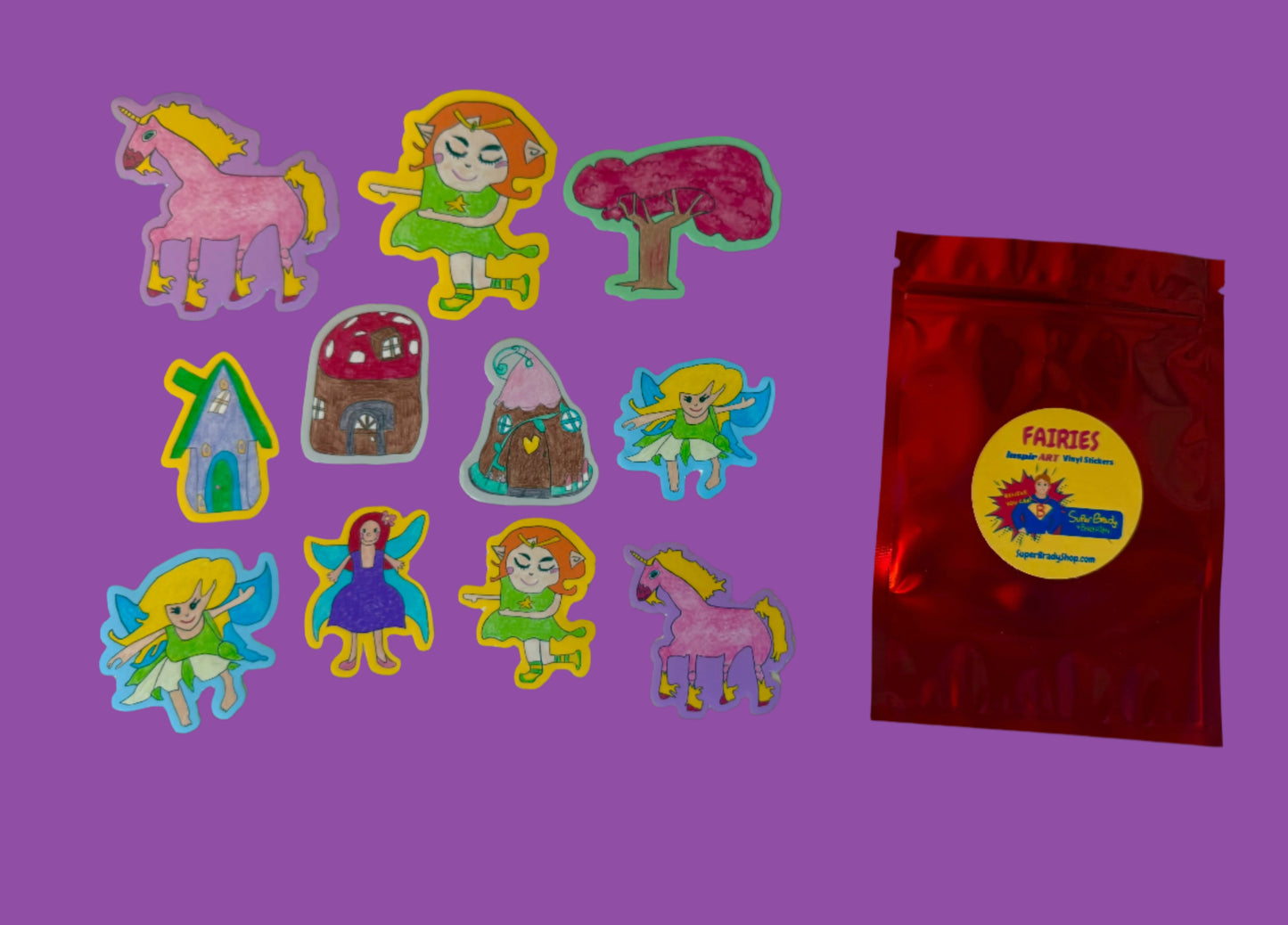 FAIRIES InspirART Vinyl Sticker Pack