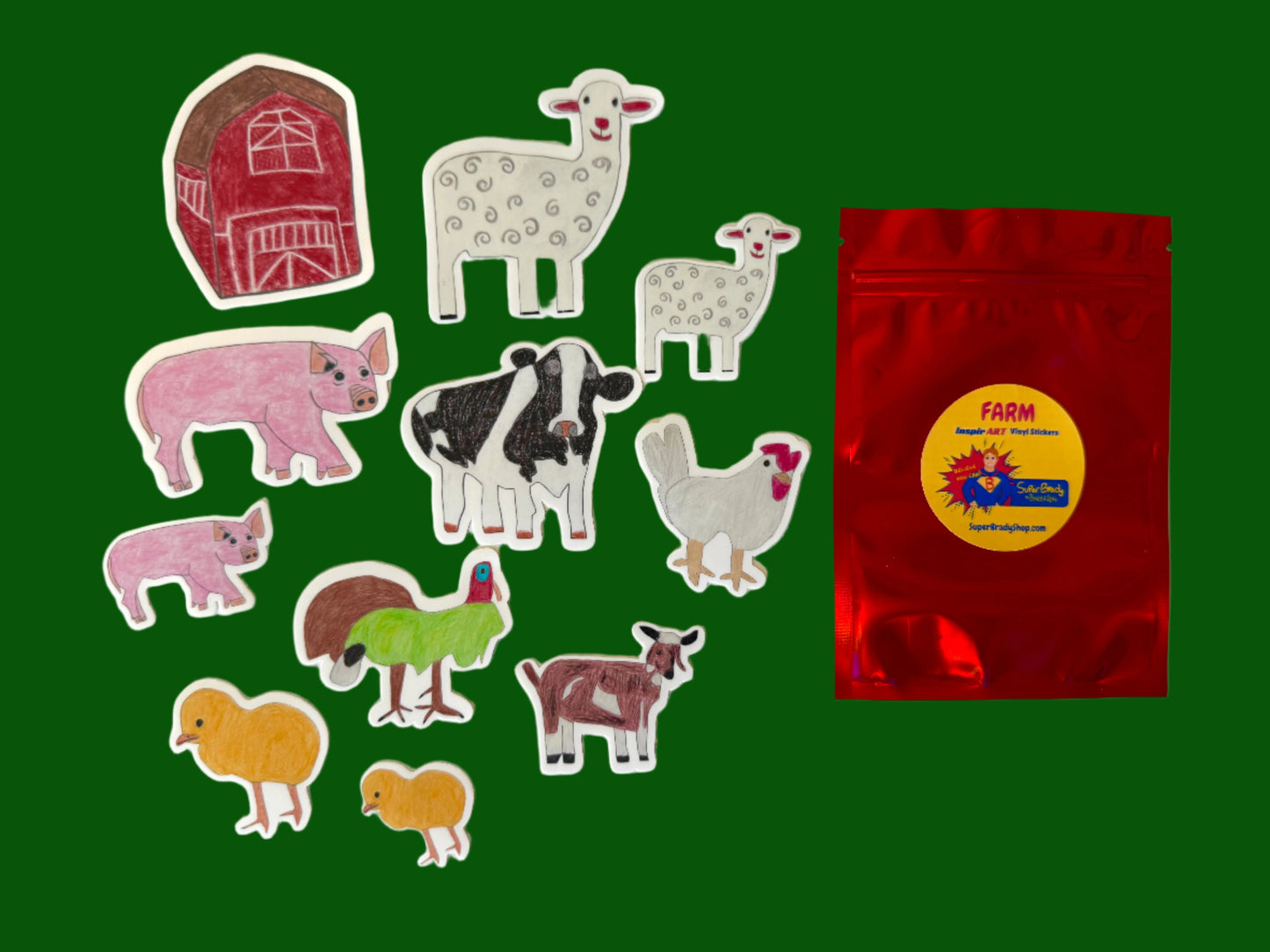 FARM InspirART Vinyl Sticker Pack