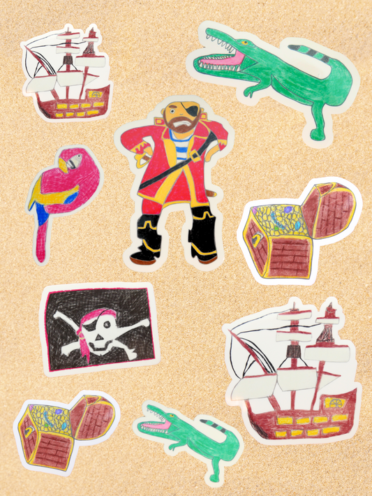 PIRATE InspirART Vinyl Sticker Pack