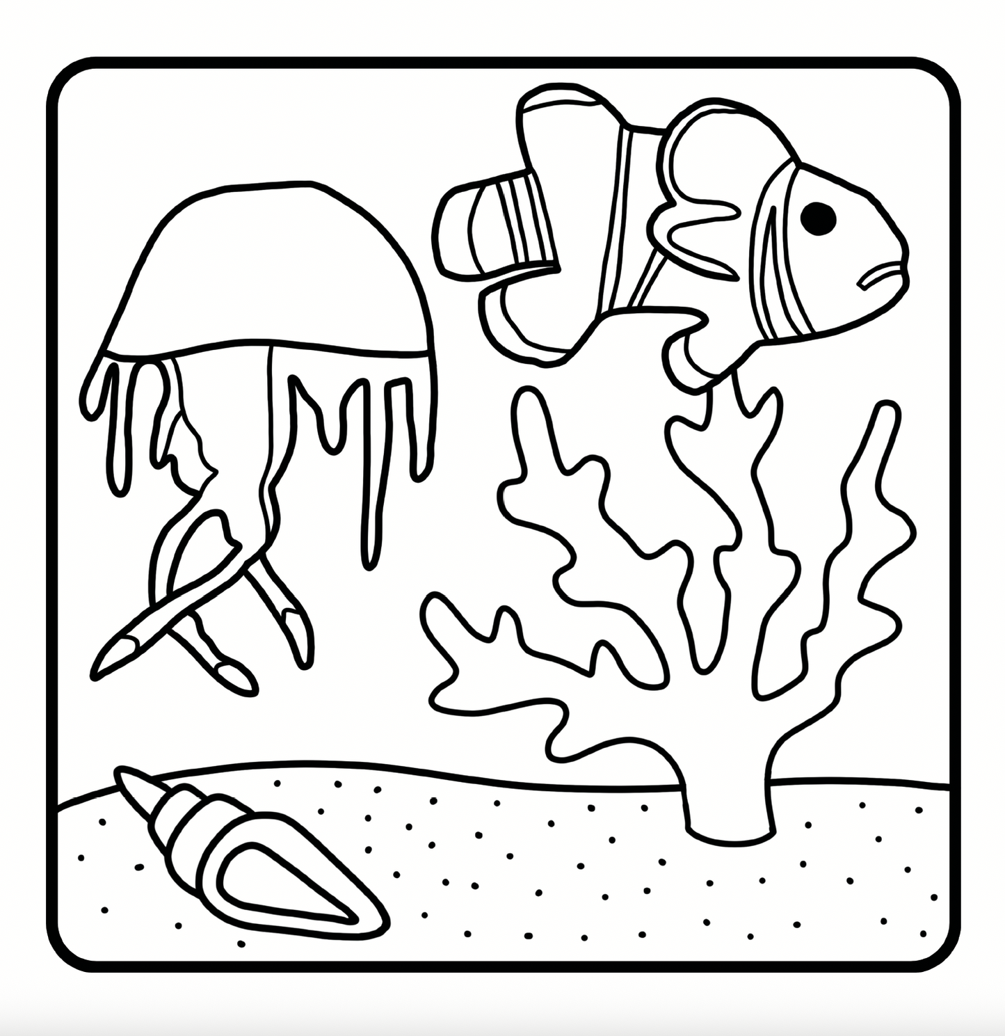 SuperBrady's Under the Sea Coloring Book