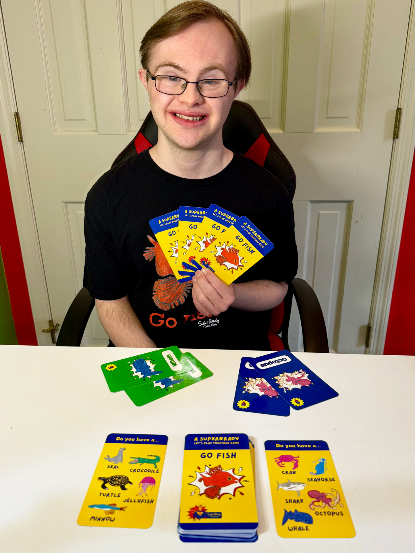 GO FISH! SuperBrady "Let's Play Together Card Game"
