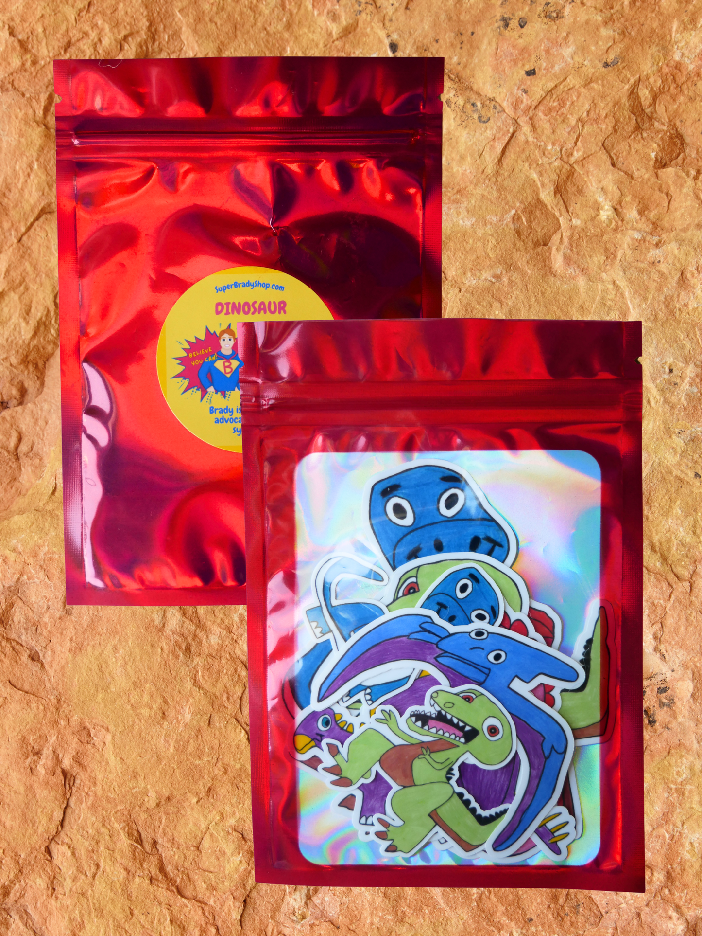 DINOSAUR InspirART Vinyl Sticker Pack