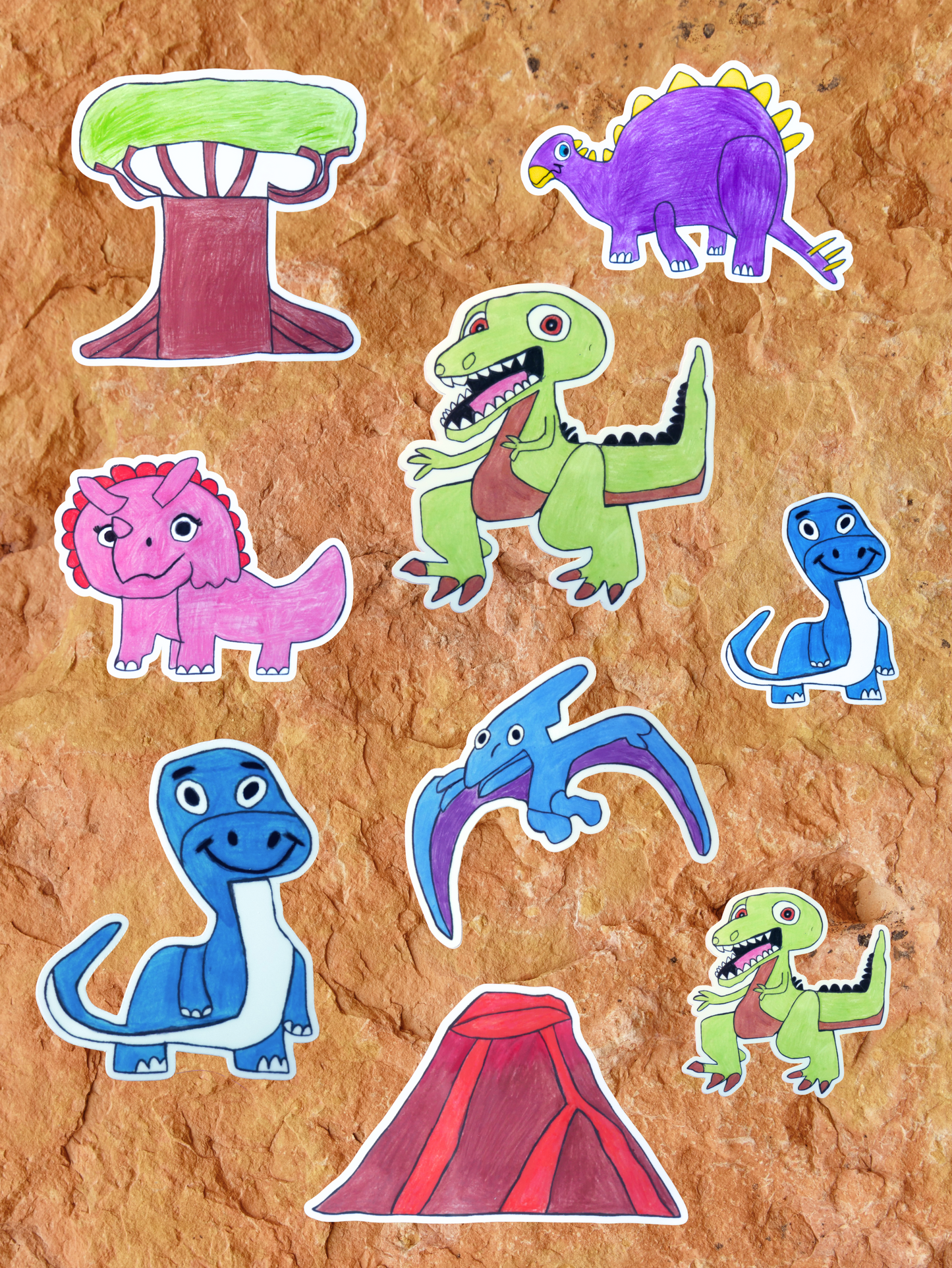 DINOSAUR InspirART Vinyl Sticker Pack