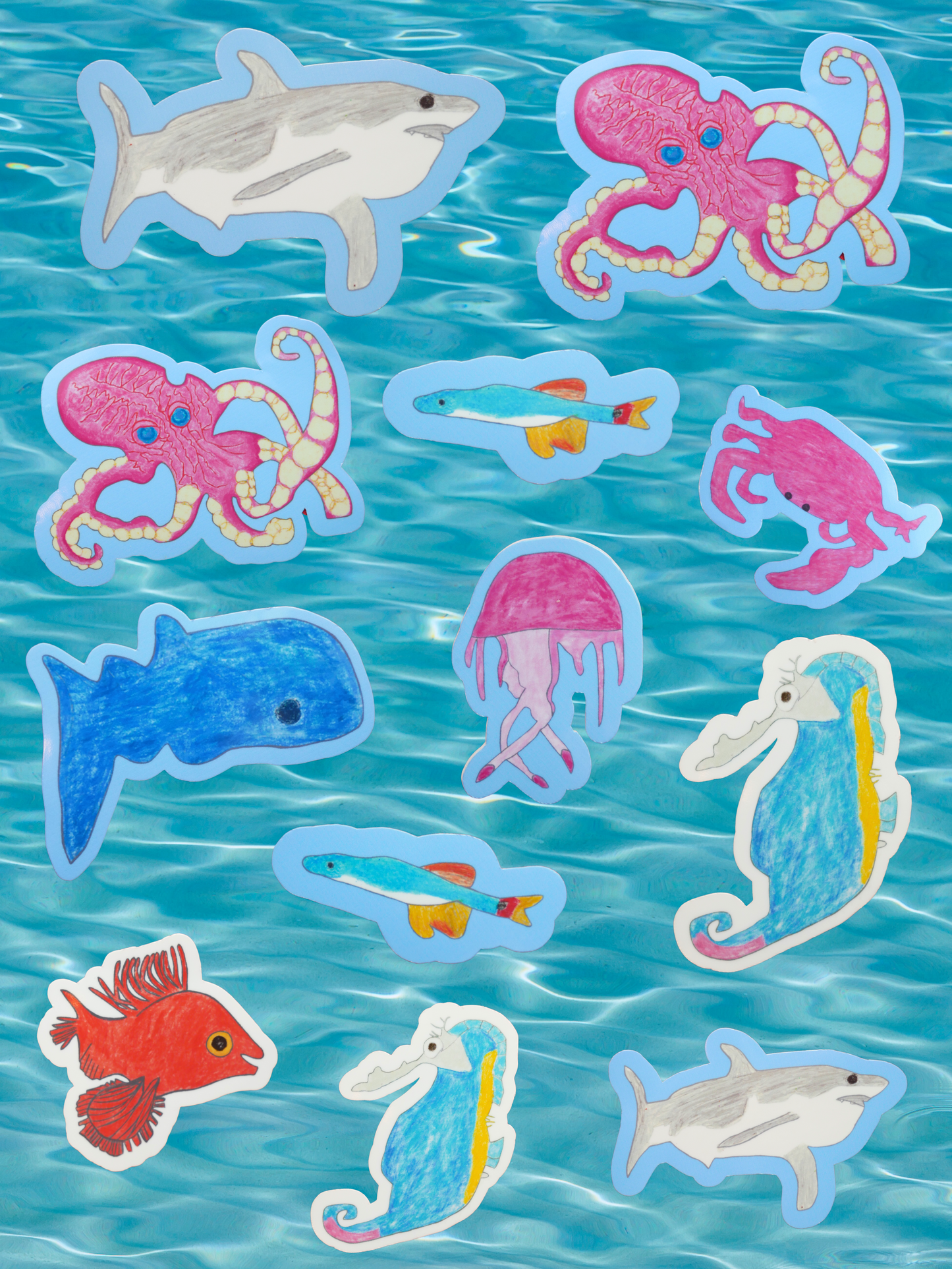OCEAN InspirART Vinyl Sticker Pack