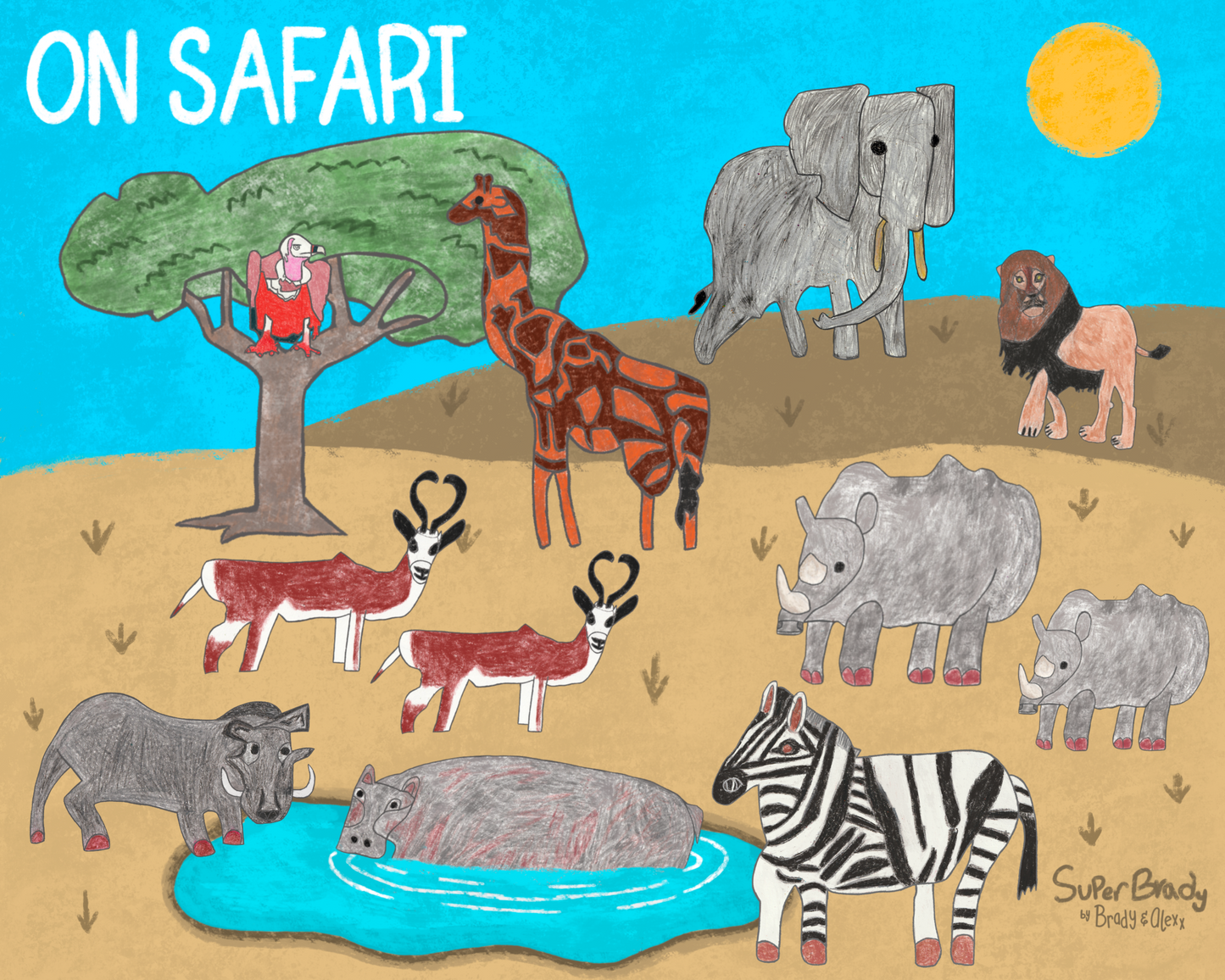 On Safari Wall Art