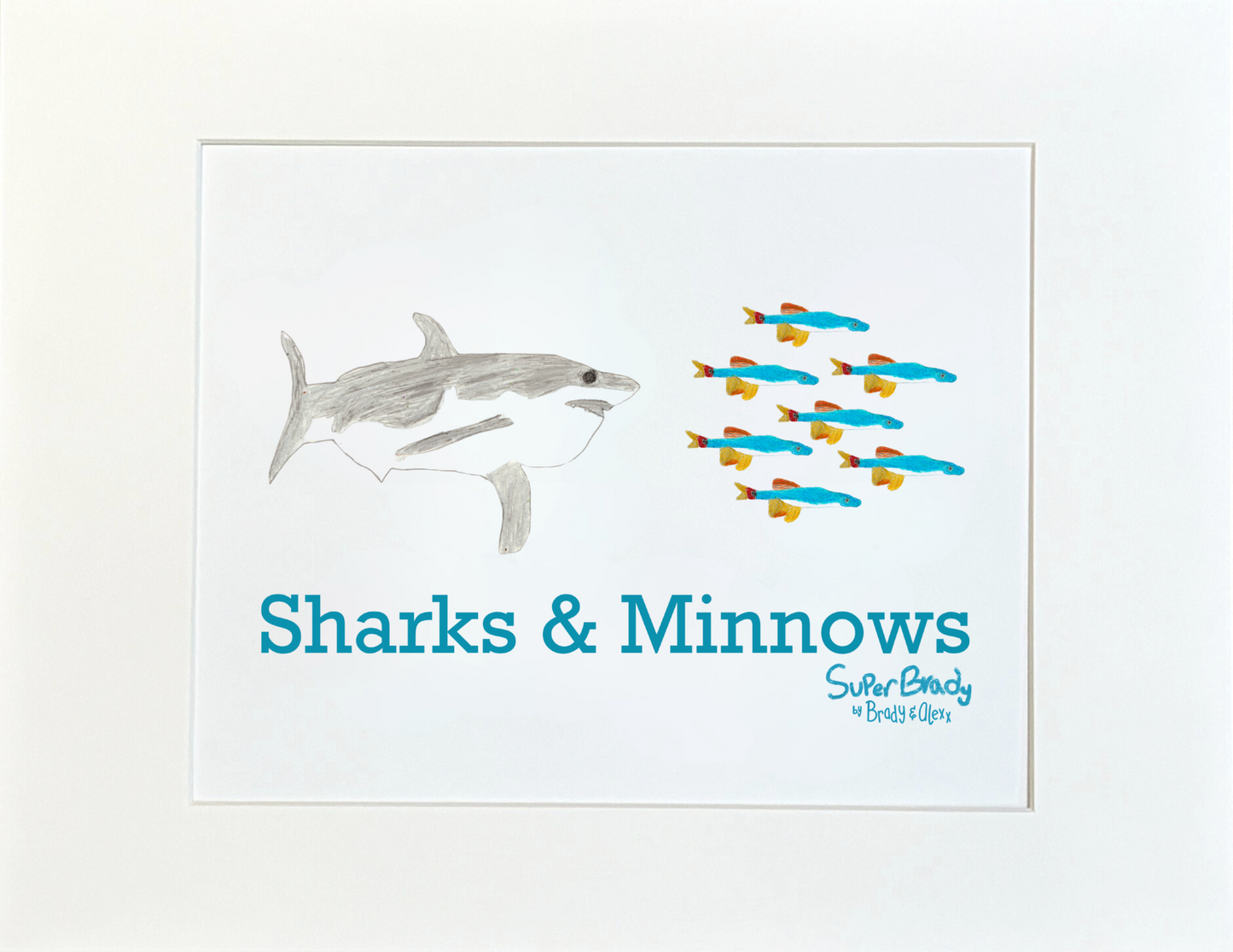 Sharks and Minnows Playground Print