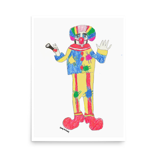 Print Circus Clown