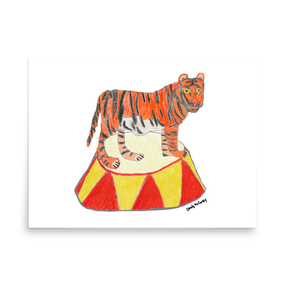 Print Circus Tiger