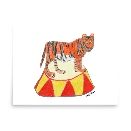 Print Circus Tiger