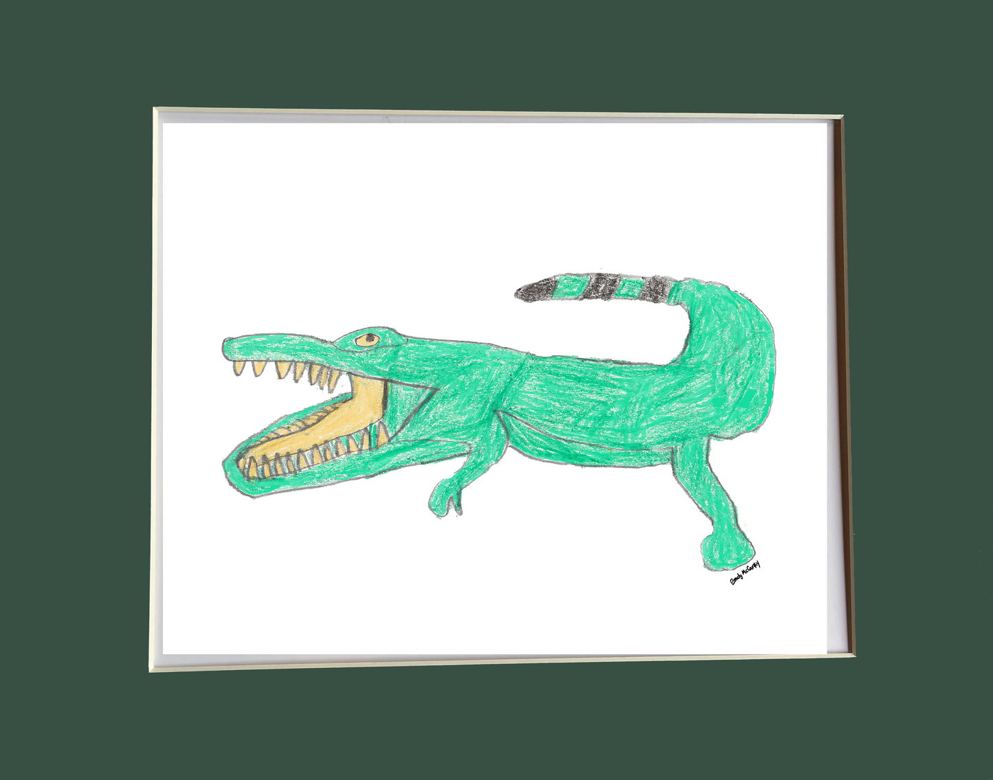 Print Pirate Crocodile