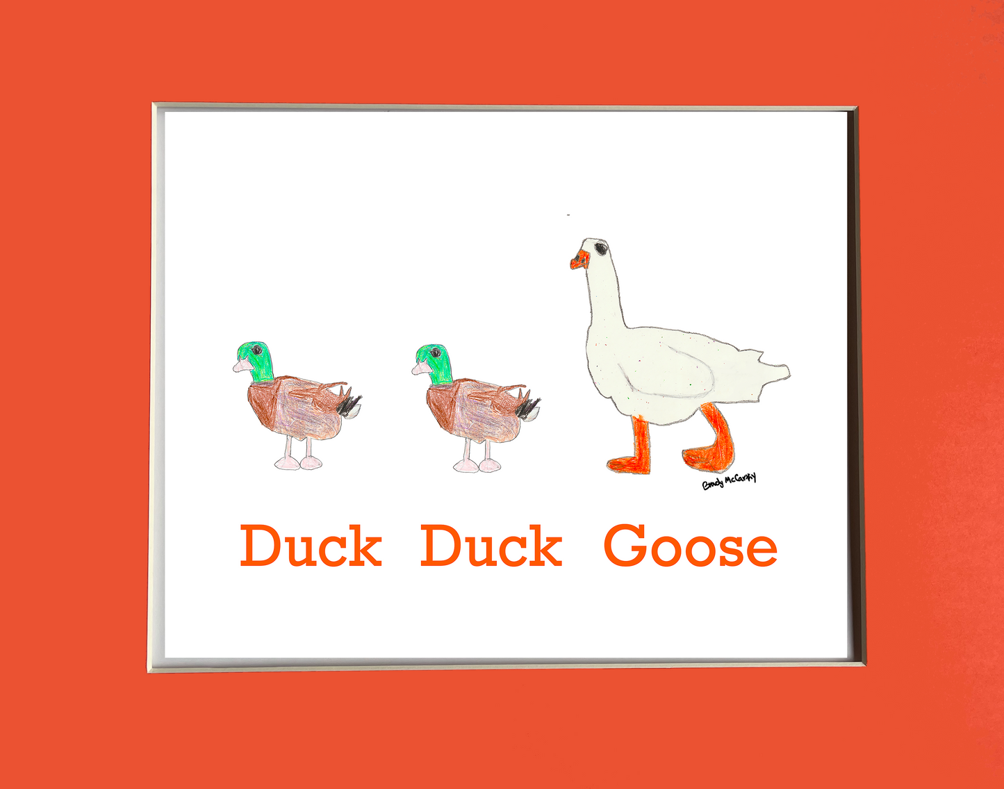 Print Playground Duck Duck Goose (or Poster)