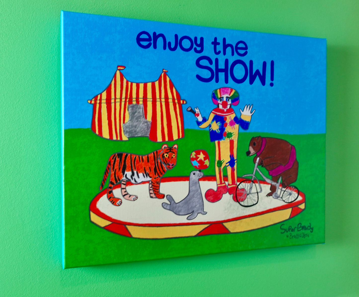 Enjoy the Show! Canvas Print