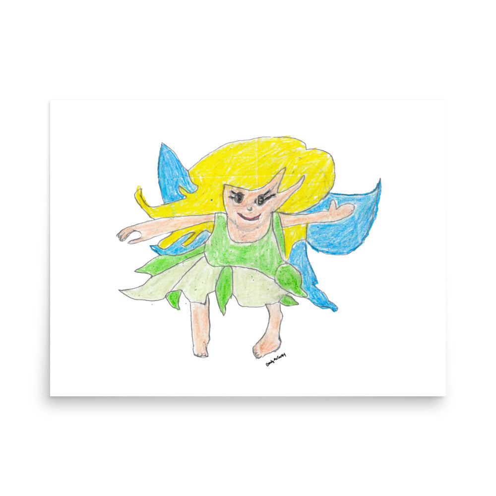 Storybook Forest Fairy Print