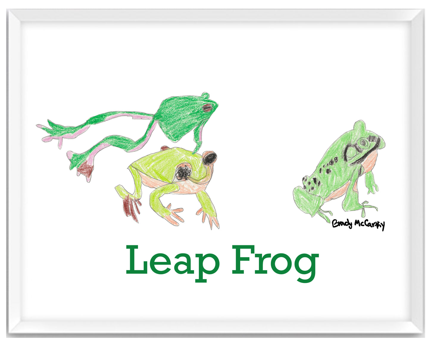 Print Playground Leapfrog (or Poster)