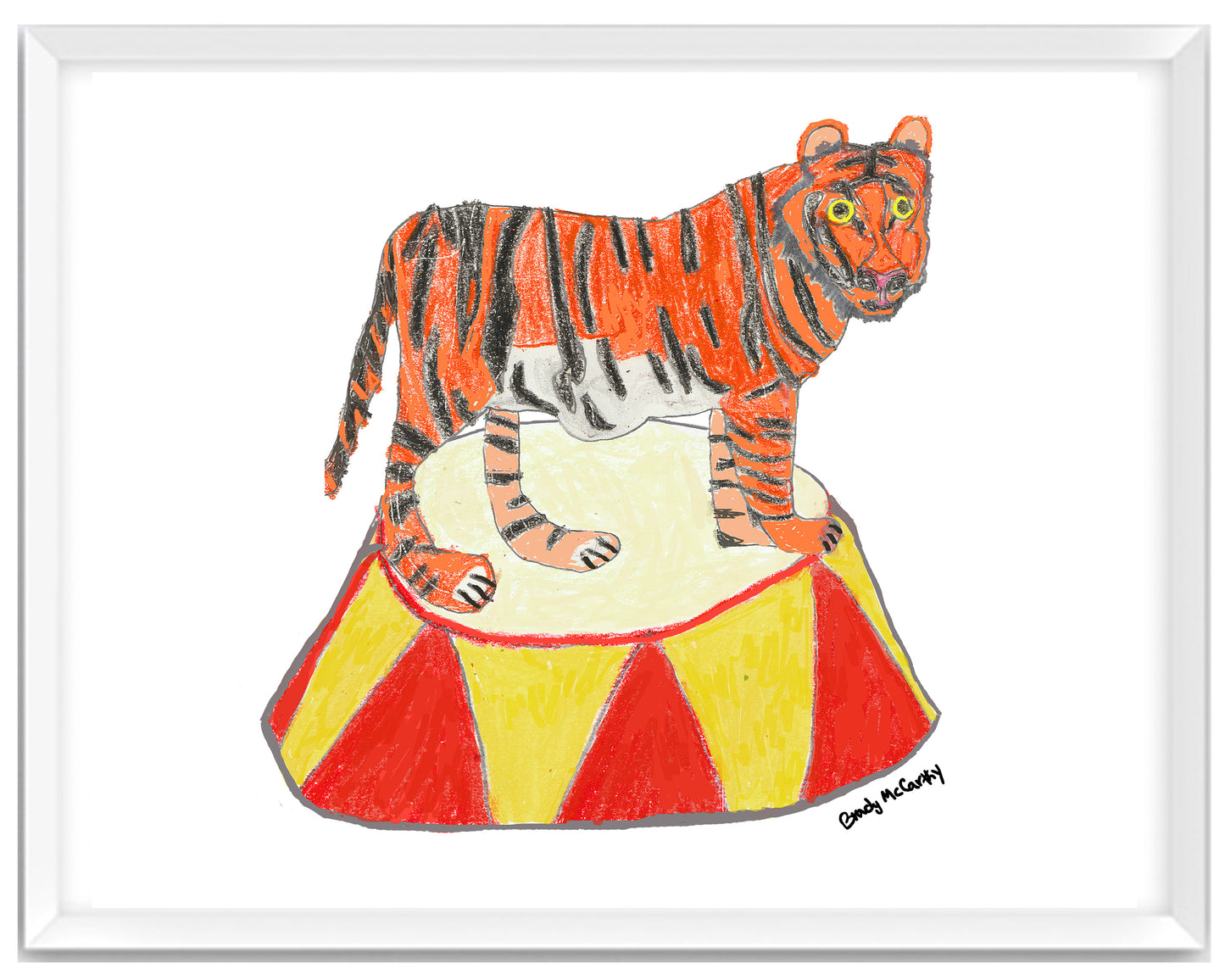 Print Circus Tiger