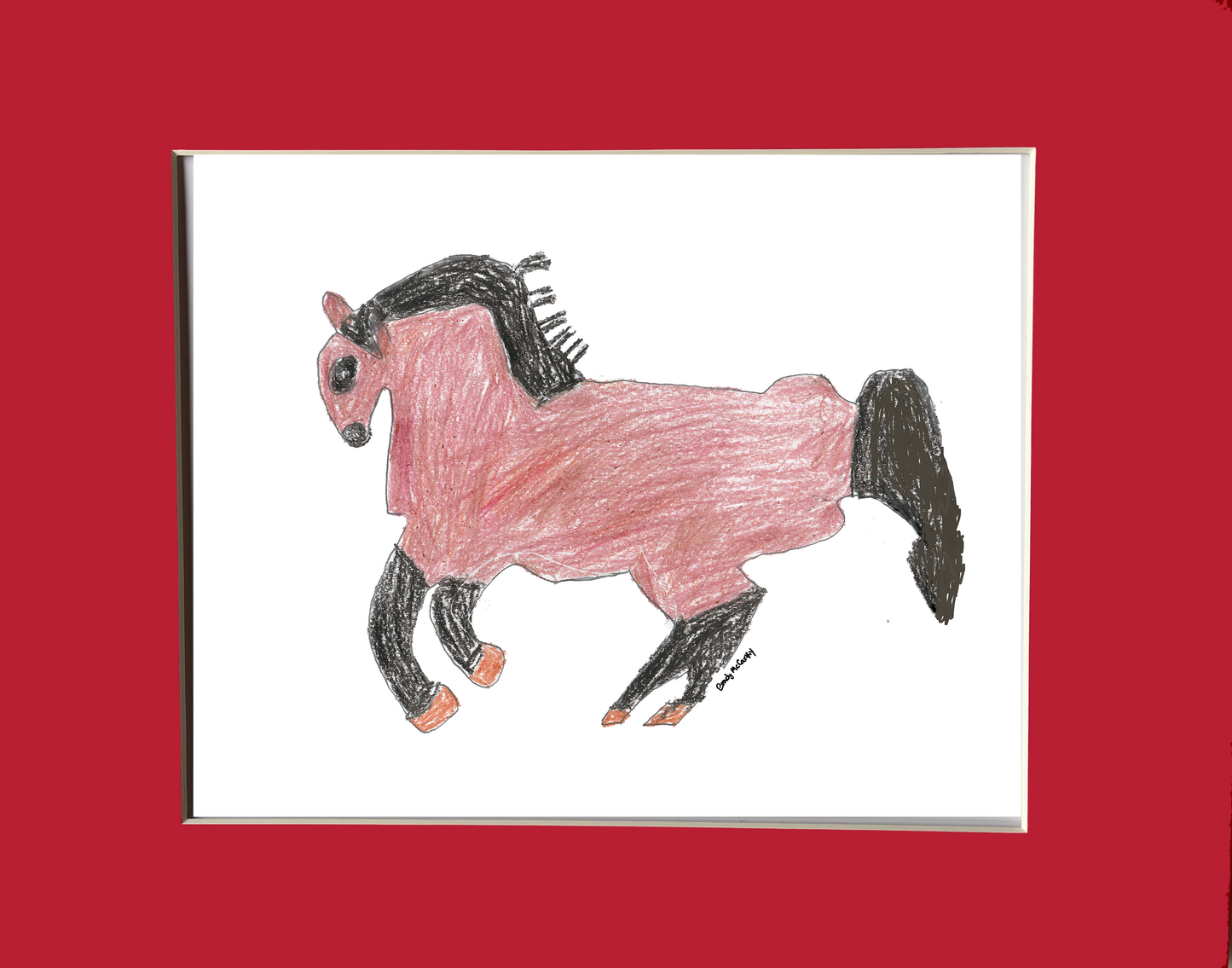 Storybook Horse Print