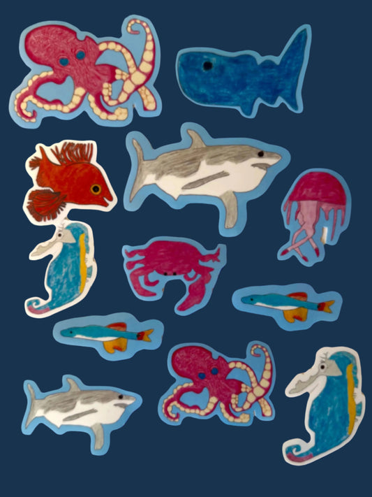 OCEAN InspirART Vinyl Sticker Pack