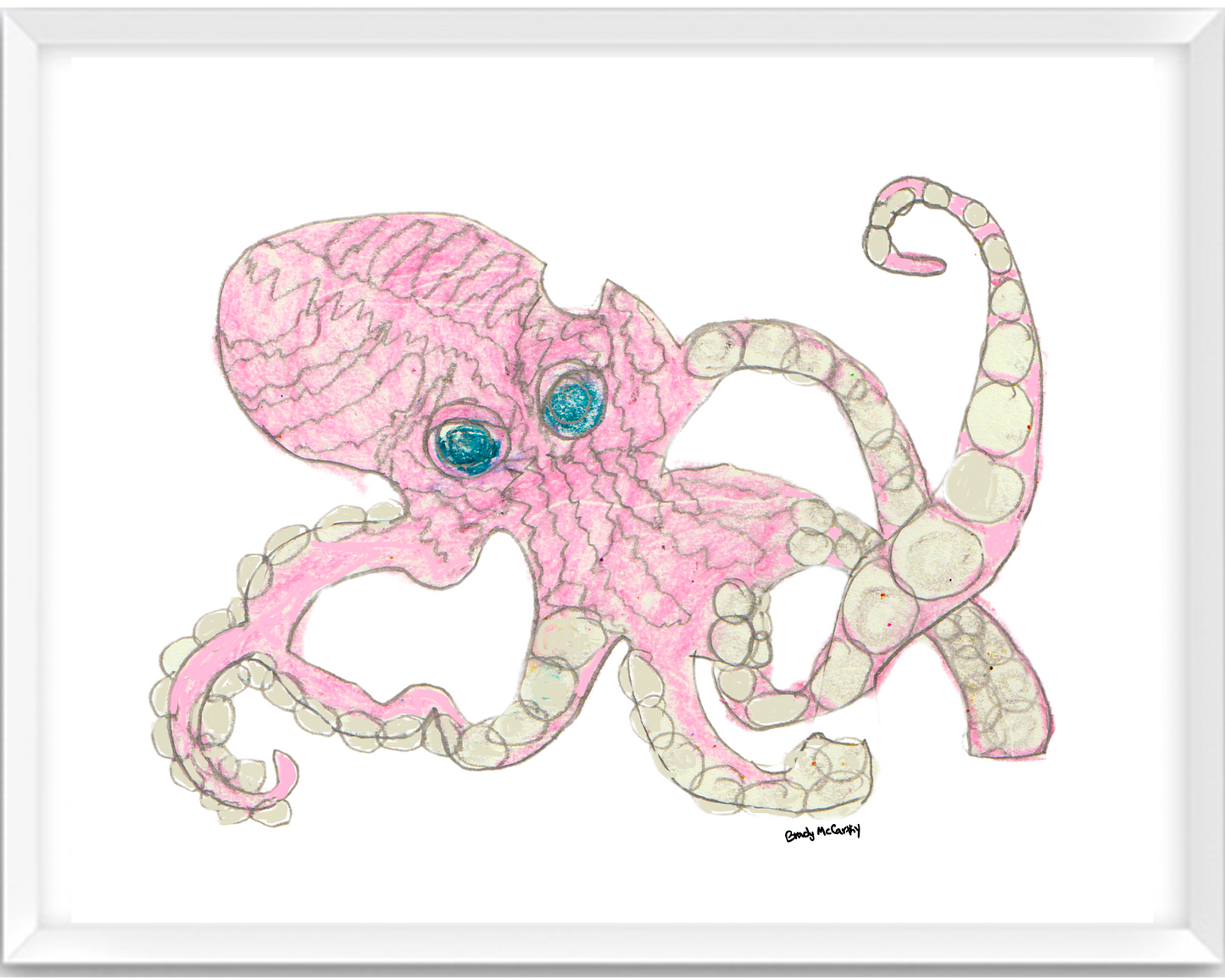 Print Ocean Octopus