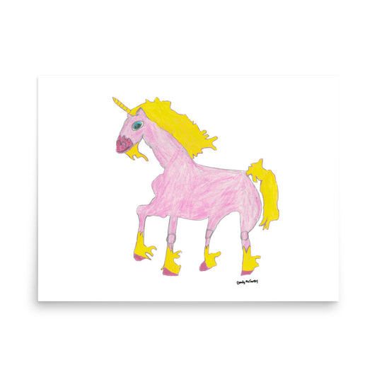 Enchanted Forest Unicorn Print