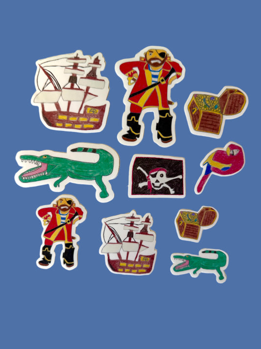 PIRATE InspirART Vinyl Sticker Pack