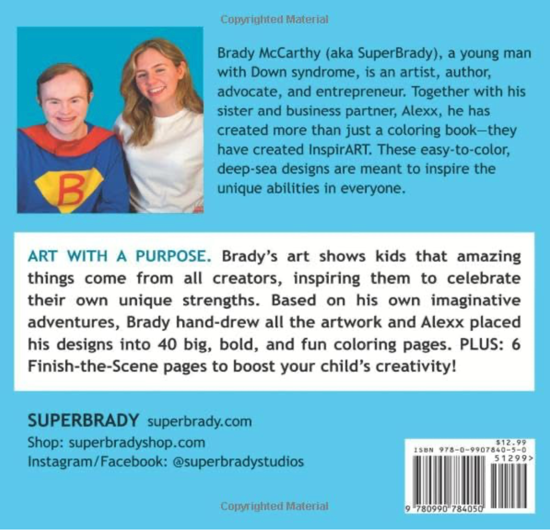 SuperBrady's Under the Sea Coloring Book