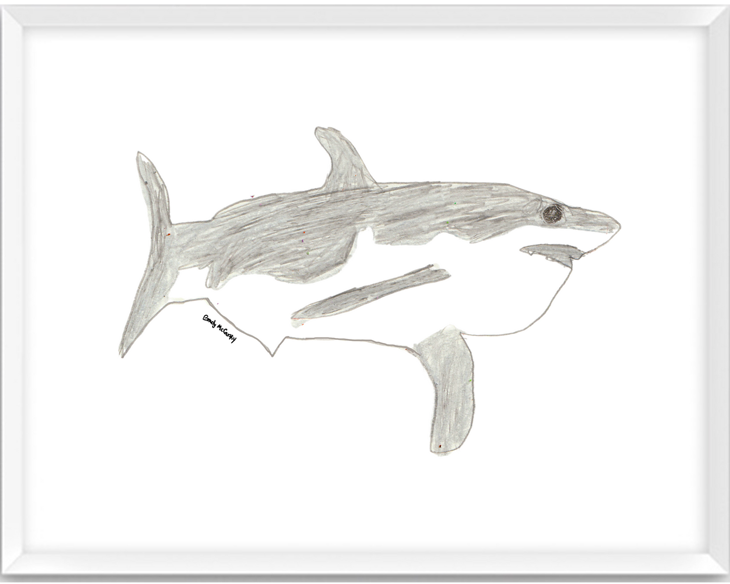 Print Ocean Shark