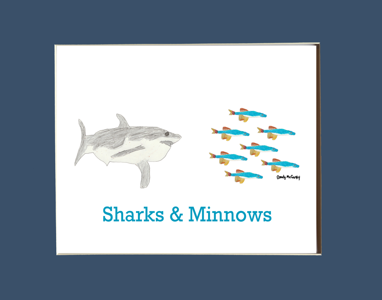 Print Playground Sharks and Minnows (or Poster)