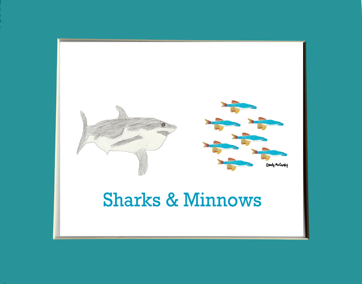 Print Playground Sharks and Minnows (or Poster)