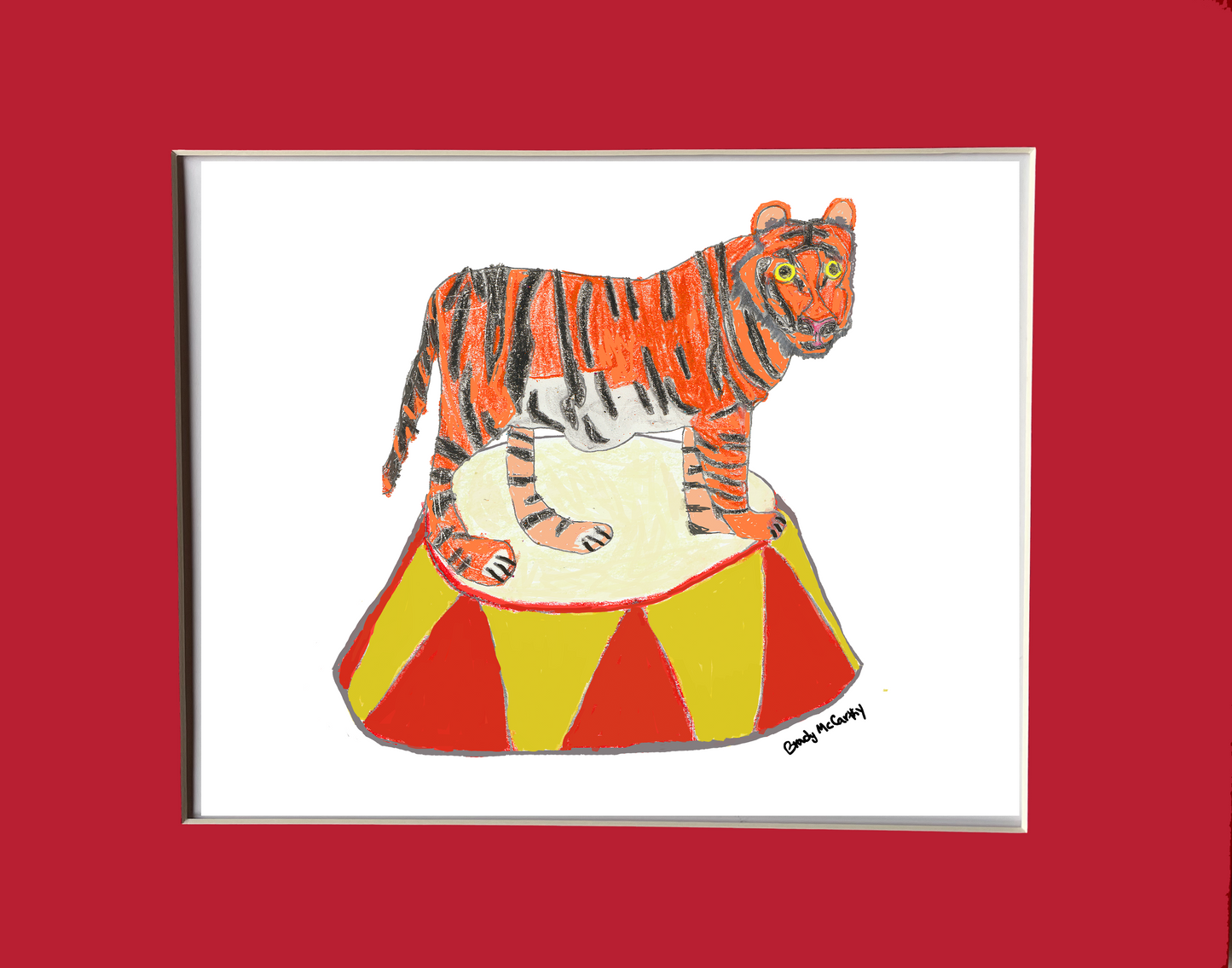 Print Circus Tiger