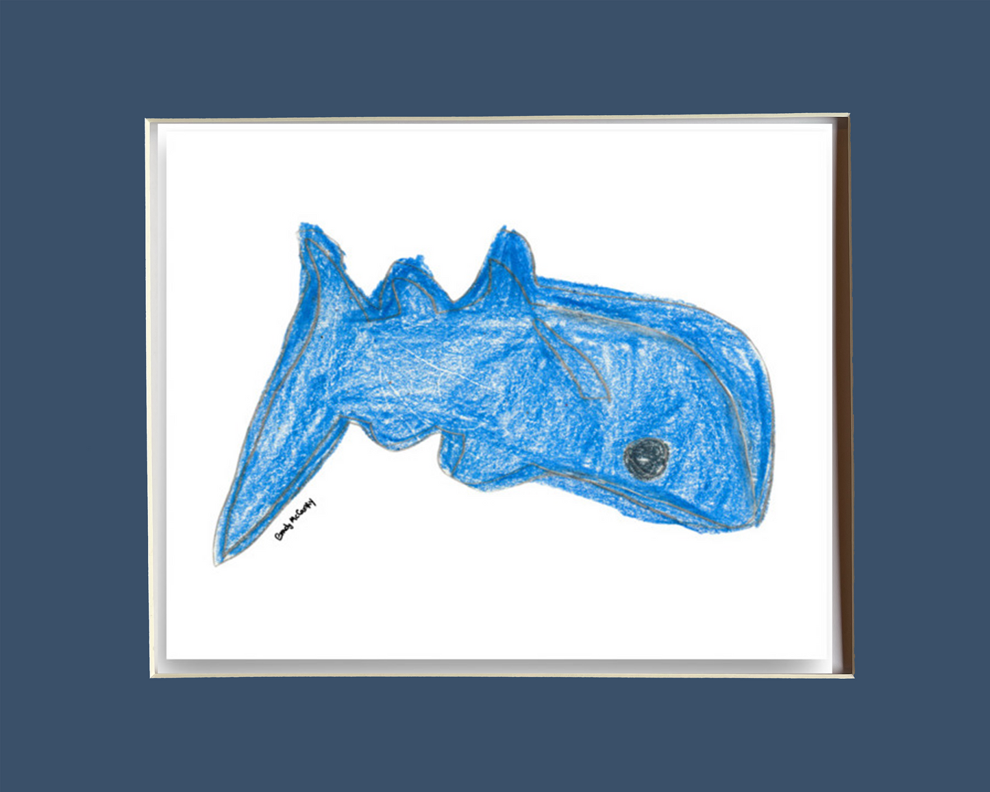 Print Ocean Whale