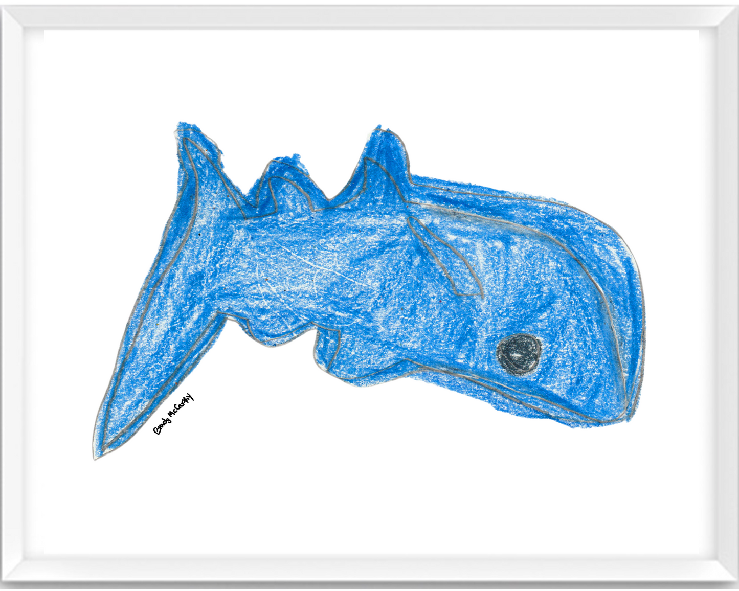 Print Ocean Whale