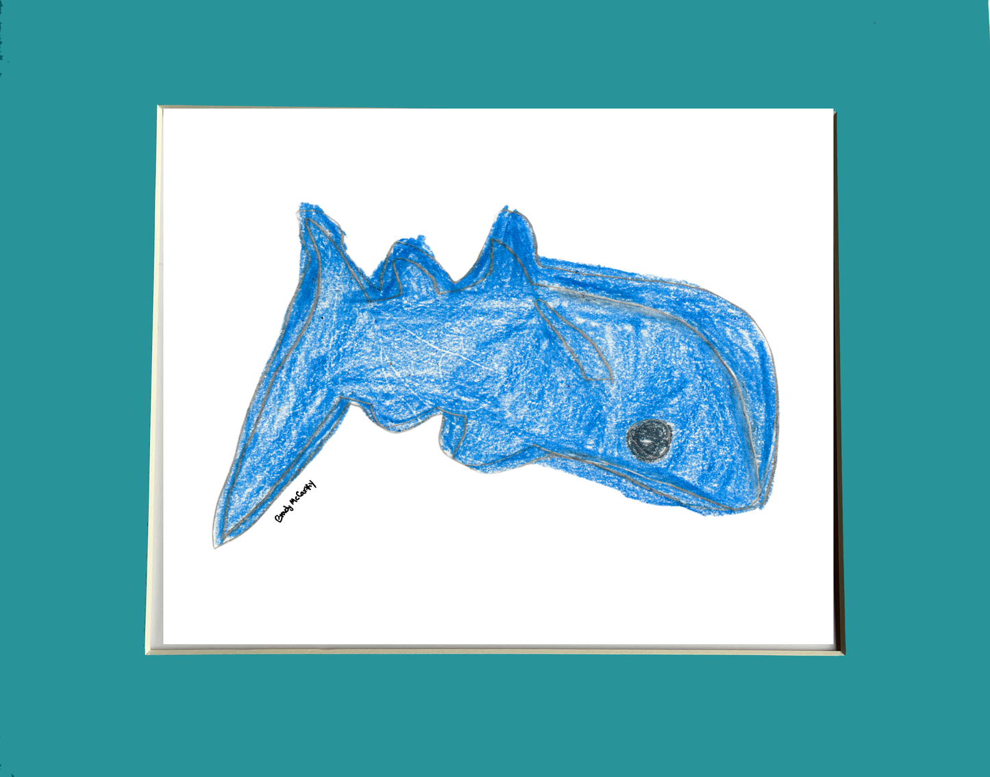 Print Ocean Whale