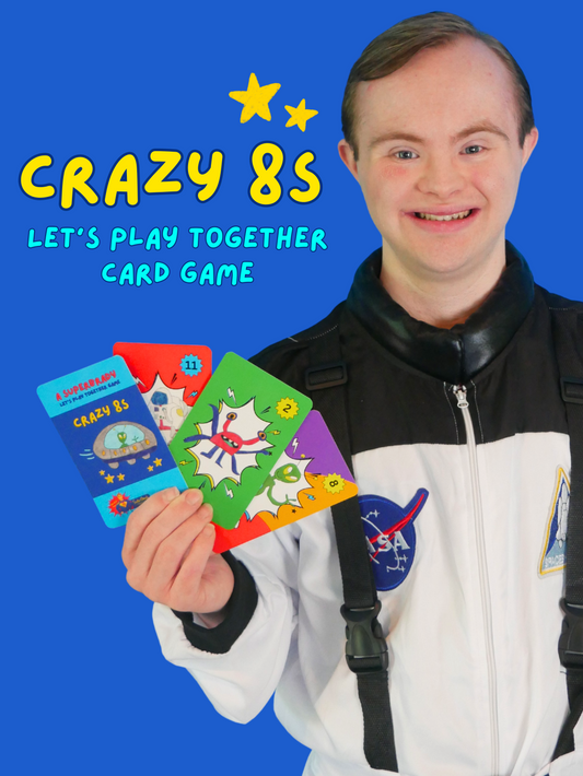 CRAZY 8s! SuperBrady "Let's Play Together Card Game"