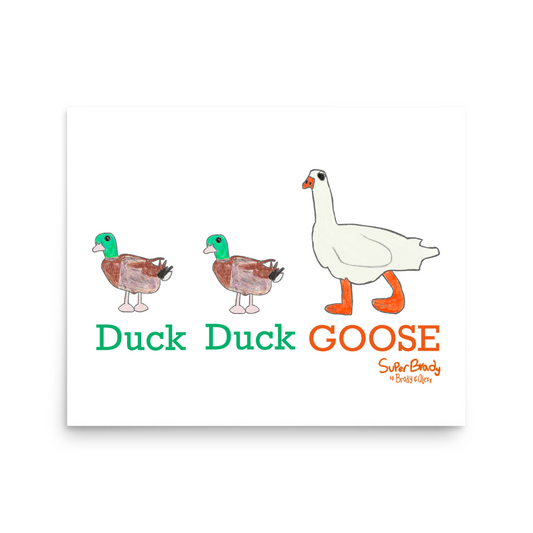 Duck Duck Goose Playground Print