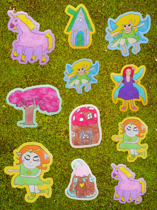 FAIRIES InspirART Vinyl Sticker Pack