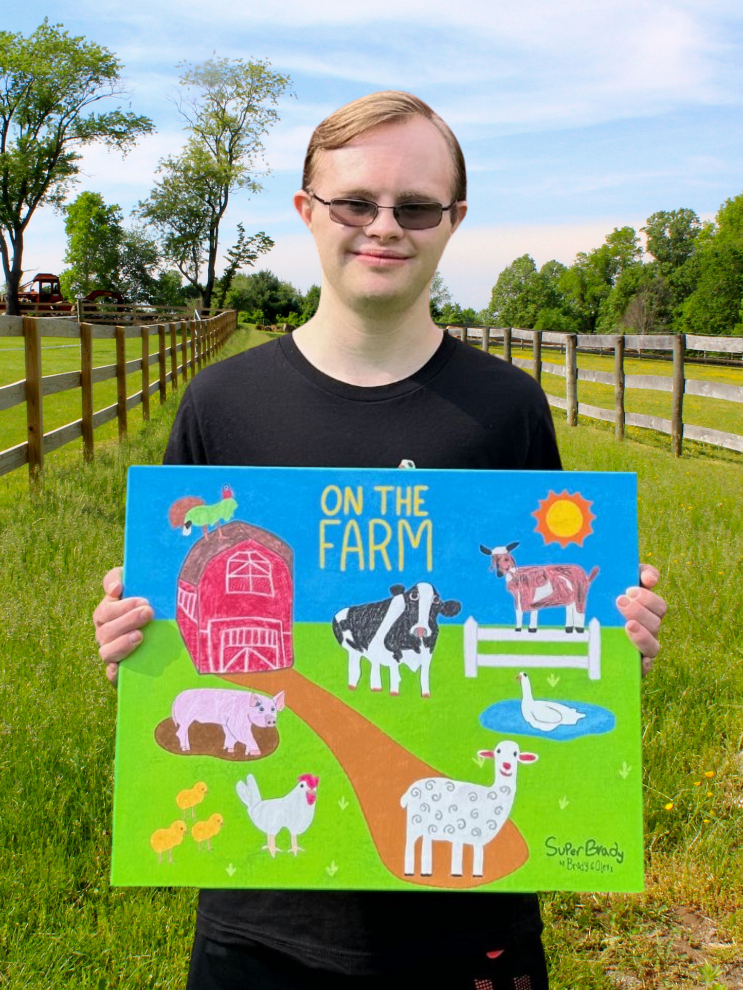 On the Farm Canvas Print