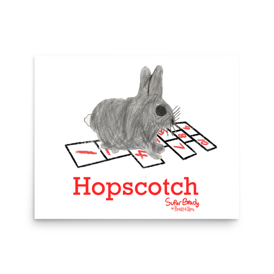 Hopscotch Playground Print