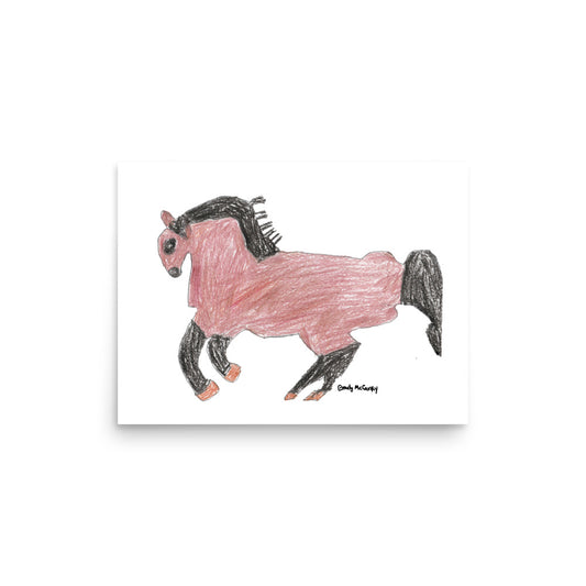 Storybook Horse Print