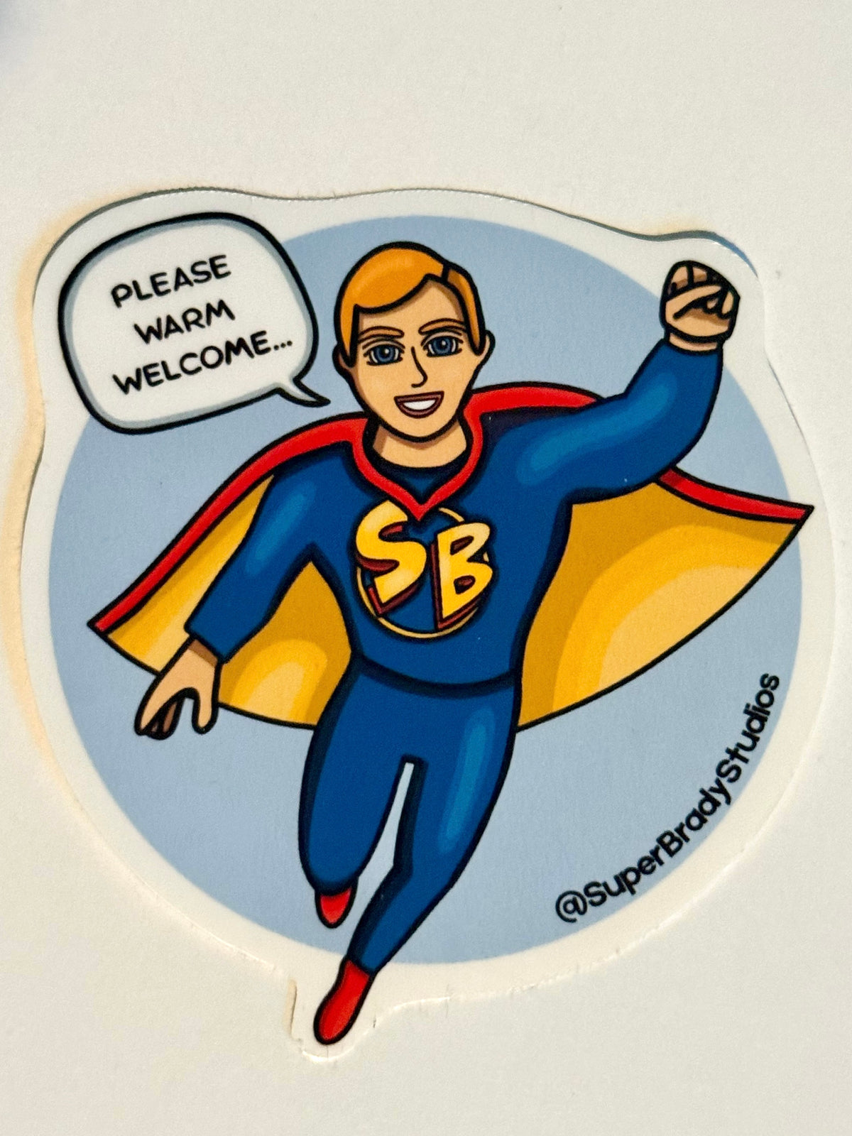 SuperBrady Show Vinyl Sticker Pack