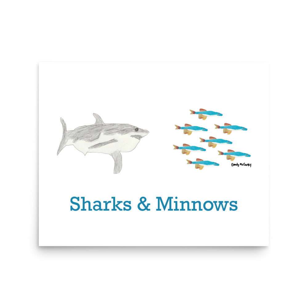 Print Playground Sharks and Minnows (or Poster)