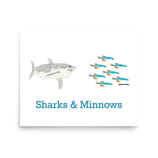 Print Playground Sharks and Minnows (or Poster)